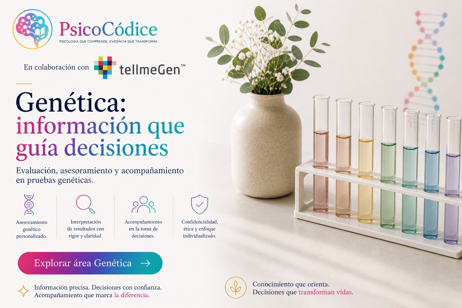 Test genético para psicofármacos y salud mental en PsicoCódice